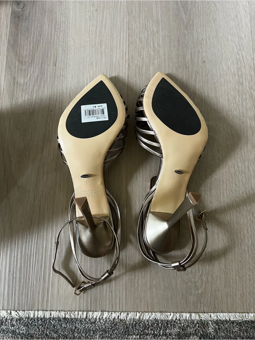 Tony Bianco MAXOS AMBER NAPPA METALLIC